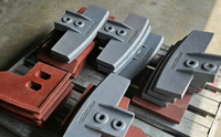 Pièces de rechange pour bétonnière ORU Eurotec CM MB2500 à double arbre : bras mélangeur, lame, revêtement d'arbre, joint d'extrémité pour centrale à béton