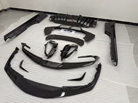 Untuk Ferrari SF90 Upgrade RYFT Style Dry Carbon Fiber Body Kit Front Lip Rear Diffuser Spoiler Bodykit