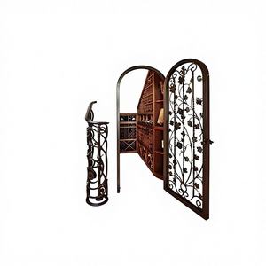 ผู้ผลิตและจำหน่ายเหล็กดัดแบบขายส่ง ประตูเหล็กดัดทรงกลม ป้องกันการโจรกรรม ดีไซน์สวยงาม - Product Image 1