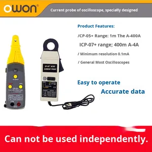 โพรบวัดกระแสไฟฟ้าสูง OWON Lilliput CP05+/CP07+ รุ่น CP024 สีเหลือง วัสดุ ABS ของแท้จากโรงงาน กำลังไฟ 5 วัตต์ รับประกัน 1 ปี - Product Image 4