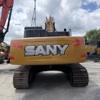 Excavatrice hydraulique d'occasion SANY SY215C de 21,9 tonnes en bon état de fonctionnement, structure durable, hydraulique puissante et prix équitable