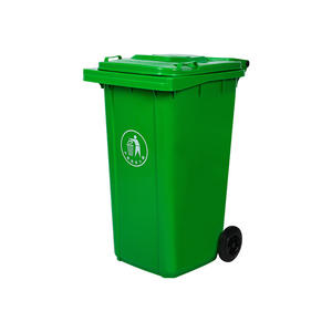 Contenedor de Basura con Ruedas y Tapa de 240L, Color Verde, para Uso Comercial, Hoteles y Exteriores - Product Image 1