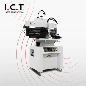 Neue Produkte Rahmen handbuch Löt pasten drucker Halbautomati scher PCB-Löt schablonen drucker Chinesische Form maschine in China