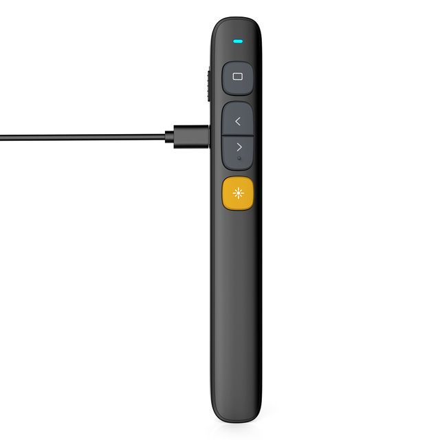 2026 Newest Presentation Remote Slide Rechargeable Laser Pointer Remote Presenter Presentation USB for Power Point PPT