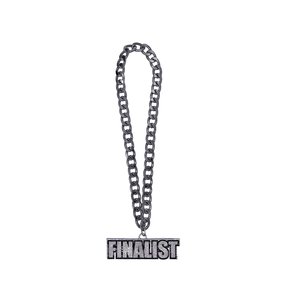 Collana a Catena Cubana Lucida in Stile Hip-hop alla Moda, Adatta per Uomo, Materiale in Lega, Ciondolo Personalizzato a Tema Campionato - Product Image 3