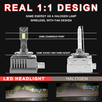 FSYLX 90W 8000LM 100% Canbus sans erreur systèmes d'éclairage automatique D1S D2S D3S D4S D5S ampoule de phare LED M13 phare LED de voiture