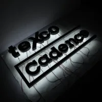 Lettres en acier inoxydable peintes en noir 3D personnalisées GFace, avec éclairage halo rétroéclairé par LED, signalétique extérieure étanche pour la décoration de bar