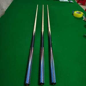 Taco de billar integrado Dragon Scale de 145 pulgadas, de una pieza, de madera blanca, duradero, para snooker. - Product Image 1