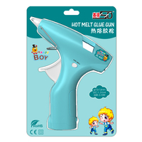 Pistola de pegamento termofusible inalámbrica de 10W y 6V con batería de litio AA, para barras de pegamento de 1 pulgada de diámetro, temperatura única, China