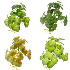 29 Tiges Bureau Plante Plantes Artificielles Verdure Simulation Rotin Feuille Raisin Antique Décoration Murale - Product Image 5