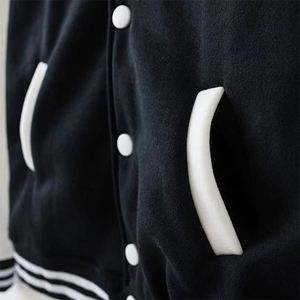 High Quality Polyester Bomber Clothing <b>Slim</b> <b>Fit</b> Customizable logo Youth Windproof Baseball <b>Jackets</b> - Product Image 4