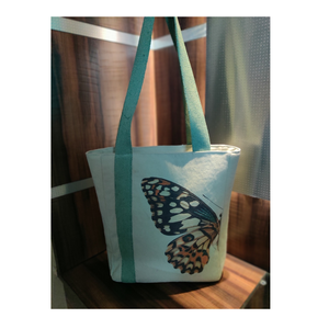 Sac fourre-tout en toile de coton imprimé avec logo personnalisé pour femmes Sac à main polyvalent mignon pour le shopping Utilisation quotidienne Approvisionnement en gros - Product Image 2