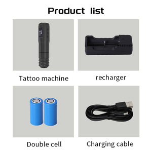 Machine à tatouer sans fil Yuanyun, double batterie, moteur sans balais, faible bruit, outil de pointillage pour tatouage capillaire - Product Image 4