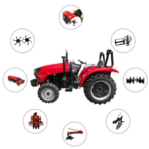 60HP YUESHAN four-wheel tractor 60HP 80HP 100HP 120HP tractor Medium agricultural tractor