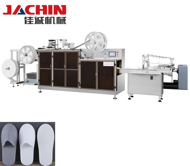 Automatic Custom Hotel Disposable Slipper With Logo Making Machine