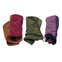Casquette de baseball en nylon pour course en extérieur RTS avec cache-oreilles, protection visage et cou, visière à 3 plis, coupe-vent, tissu courant – Unisexe Adulte