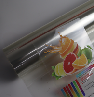 Rouleaux de film PET transparent autocollant résistant à l'eau 1,37*50m pour la publicité et l'utilisation sur vitres - Matériaux d'impression en gros