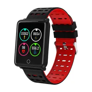 Lage MOQ Goedkope Smartwatch Met Bloeddruk Hartslag Waterdicht Stappenteller Silicone Smart Horloge