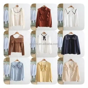 Sottovesti da donna europee americane a maniche lunghe sottovesti traspiranti in tela di velluto dolci magliette digitali da donna - Product Image 4