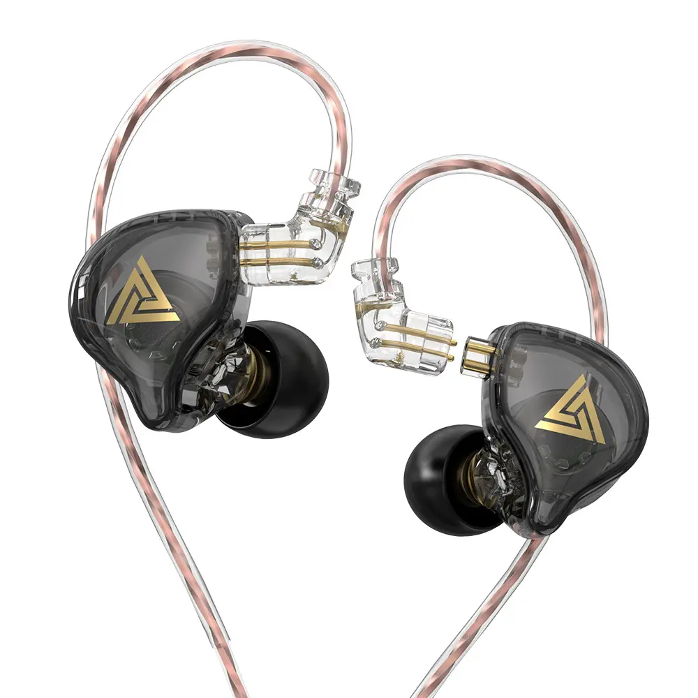 2024 Modedesign QKZ AK6 PLUS HiFi In-Ear-Kopfhörer 3,5mm abnehmbare Kabelkopfhörer Gaming Musikkopfhörer