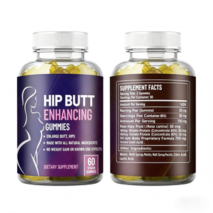 Gummies Halal certifiées GMP de notre propre marque, à haute teneur en herbes naturelles, pour le rehaussement, le repulpage et le raffermissement des fesses et des hanches, pour adultes. - Product Image 5