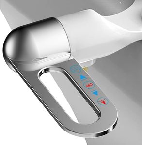 Ultra-Slim Dual Nozzle <strong>Shattaf</strong> Bidet Attachment with Adjustable Water Pressure Non-Electric Bidet <strong>Bathroom</strong> Smart Toilet Sprayer - Product Image 2