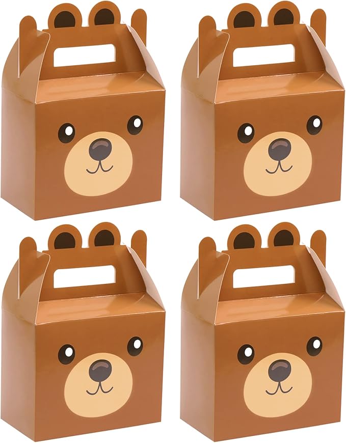 Mini Oso De Peluche En Caja Con Tarjeta Inspiradora | 2 Unidades | Regalo Positivo Para Novias, Compañeras De Trabajo Y Amigos | 7 X 4 Cm