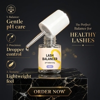 Traitement professionnel de lifting des cils, équilibrant le pH, neutralisant les résidus alcalins, pour salon de beauté