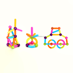 30 Năm Nhà Sản Xuất Lớn An Toàn Nhựa <span class=keywords><strong>ABS</strong></span> Xây Dựng Từ Khối Đồ Chơi Gậy Và Quả Bóng Lâu Đài Xây Dựng Khối - Product Image 6