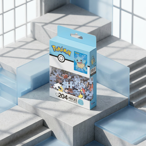 Korean Paperboard pokemon Jigsaw <b>Puzzle</b> 204 Pieces Squirtle 250x250mm Kids Cartoon Anime Educational <b>Toy</b> Hobby Collectible - Product Image 2