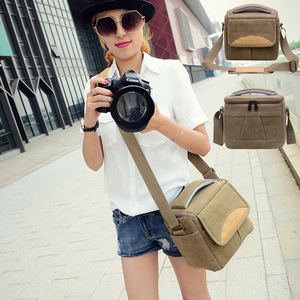 Vente en gros de sac de photographie en toile <span class=keywords><strong>vintage</strong></span> avec logo personnalisé pour <span class=keywords><strong>appareil</strong></span> <span class=keywords><strong>photo</strong></span> <span class=keywords><strong>Canon</strong></span> 200D R50R8R10 Nikon Z30Z50Z5Z6 Sony A6700A7M3 - Product Image 1