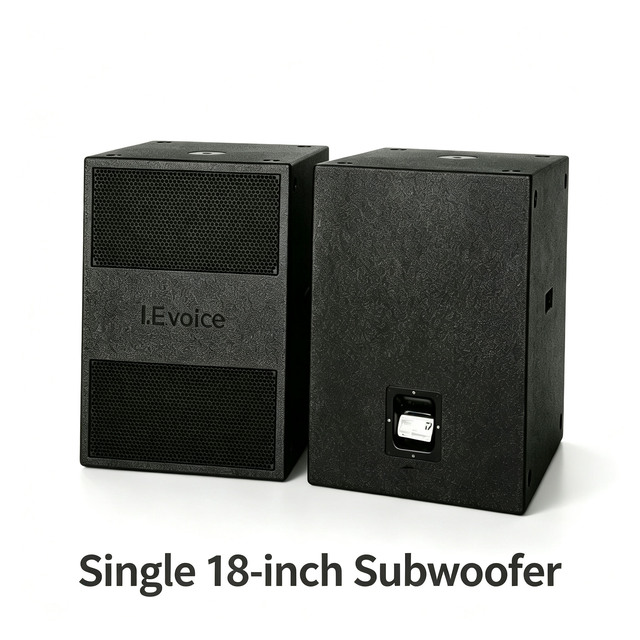 OEM/ODM Professional Grade Single 18-inch Square Subwoofer Sound Full Range Monitor Speaker with 2-Year Warranty