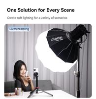 TRIOPO Lanterne Softbox 55 65 85cm à dégagement rapide Bowen Mount Ball Softbox pour lumière vidéo LED