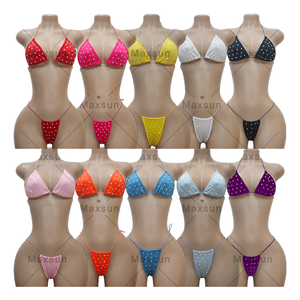 ماكسون فتاة ساخنة ملابس متجرد ملابس رقص غريبة منظور مثير قطعة واحدة الحفر الساخنة قطعة واحدة مكشوفة الحجاب الحاجز ملابس رقص - Product Image 4