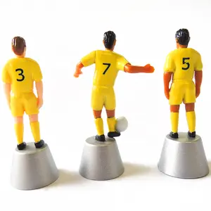 Dihua Custom Football-Speler Actiefiguur 3d Pvc-Ornamenten Plastic Speelgoed Voetballers Verzamelbare Mini-Actiefiguur //