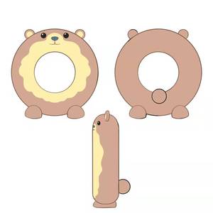 Jouet en peluche doux pour bébé, plusieurs couleurs, broderie personnalisée au micro-ondes - Product Image 3