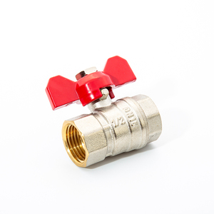 Aike 1/2 "Brass nước bóng Van bướm xử lý áp lực cao nữ chủ đề Brass bóng van - Product Image 6