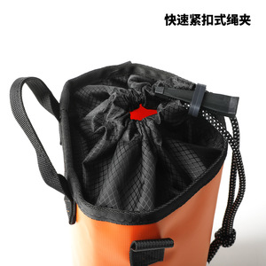 Sac de taille épais et durable avec poche suspendue, sac à outils portable, sac à outils de réparation à cordon pour l'escalade - Product Image 4