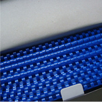 YPS 21-Loch Spiralbindung PVC-Gummiringe 6-51mm Teilung 14mm für Papierbücher und Bürogebrauch