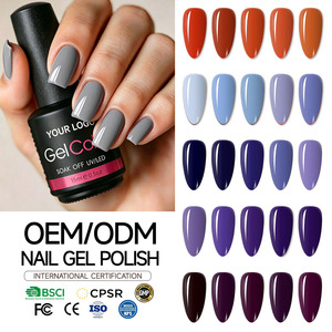 Vernis à ongles gel UV 15 ml OEM ODM, couvrance totale en une couche, couleur unie pigmentée, anti-écaillage, marque privée, vente en gros OEM - Product Image 1