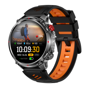 HT45 New Arrival Android Outdoor Sport Smart Watch Men IPS 1100mAh Long Life IP68 Waterproof Flashlight Fitness Answer Call - Product Image 6