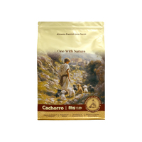 Personnalisé 5kg 10kg 20kg Sacs de nourriture pour chien à fond plat plié debout réutilisable et refermable avec fermeture éclair pour chat et chien Aliments pour animaux de compagnie