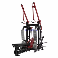 Nuevo equipo de ejercicio Lat Pulldown /Long Row Superset Commercial Gym Equipment