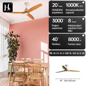 Ventilador de Techo LED Decorativo Moderno de 18W con Luz de 3 Colores, Motor de CC de 220V, Bajo Consumo de Energía, 3 Aspas - Product Image 5