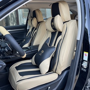 Coussin de <span class=keywords><strong>siège</strong></span> arrière de voiture OLIVER en cuir pleine fleur de luxe, motif <span class=keywords><strong>cheval</strong></span> doré, toutes saisons, pour le commerce extérieur - Product Image 3
