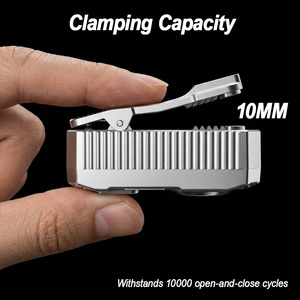 Linterna LED EDC Mini Recargable con Diseño de Clip Magnético para Fácil Transporte Diario, Batería de 1200 mAh, 5 Modos, Linterna de Llavero para Camping - Product Image 6