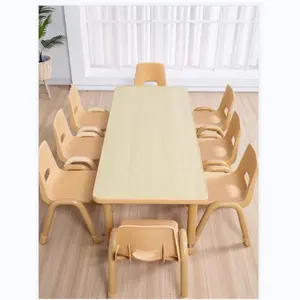 Sedia per bambini sgabello sedia tavolo chaise scolaire tavolo e sedie in legno per bambini