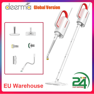 Deerma เครื่องถูพื้นกระจกถูพื้นเดิม DEM-ZQ610ทำความสะอาดสุญญากาศไม้กวาดทำความสะอาดไอน้ำแบบมือถือสีแดง - Product Image 3
