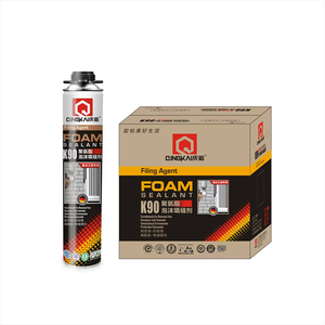 Scellant en <span class=keywords><strong>mousse</strong></span> de polyuréthane de précision industrielle K90, bouclier <span class=keywords><strong>thermique</strong></span> universel pour la construction, principalement en silicone - Product Image 1