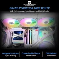 Thermalright Grand Vision 360 ARGB blanc CPU refroidisseur d'eau avec 3 ventilateurs PWM 2150RPM